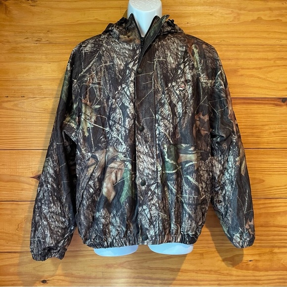 Redhead Men’s Mossy Oak Camo Camouflage Full Zip Hooded Hunting Jacket Large - Picture 1 of 8